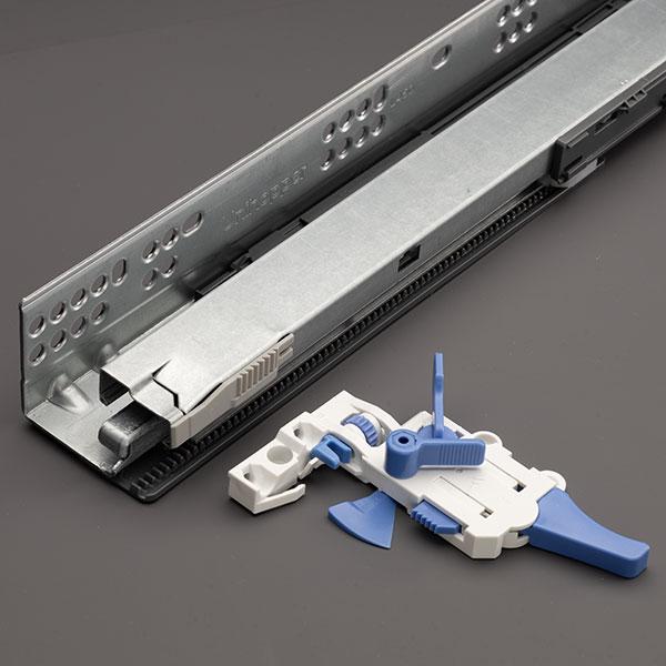 Направляющие 550 мм Unihopper скрытого типа с 3D регулировкой, с доводчиком, на 50 кг.