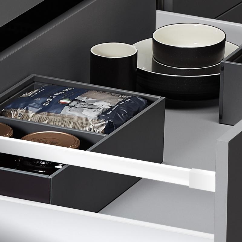 Квадратный рейлинг 450mm для ящика Unihopper Magic Box белый(комплект)