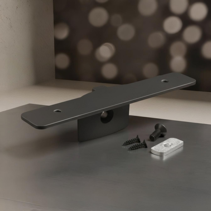 Держатели полки LEGO с винтами, цвет серый графит