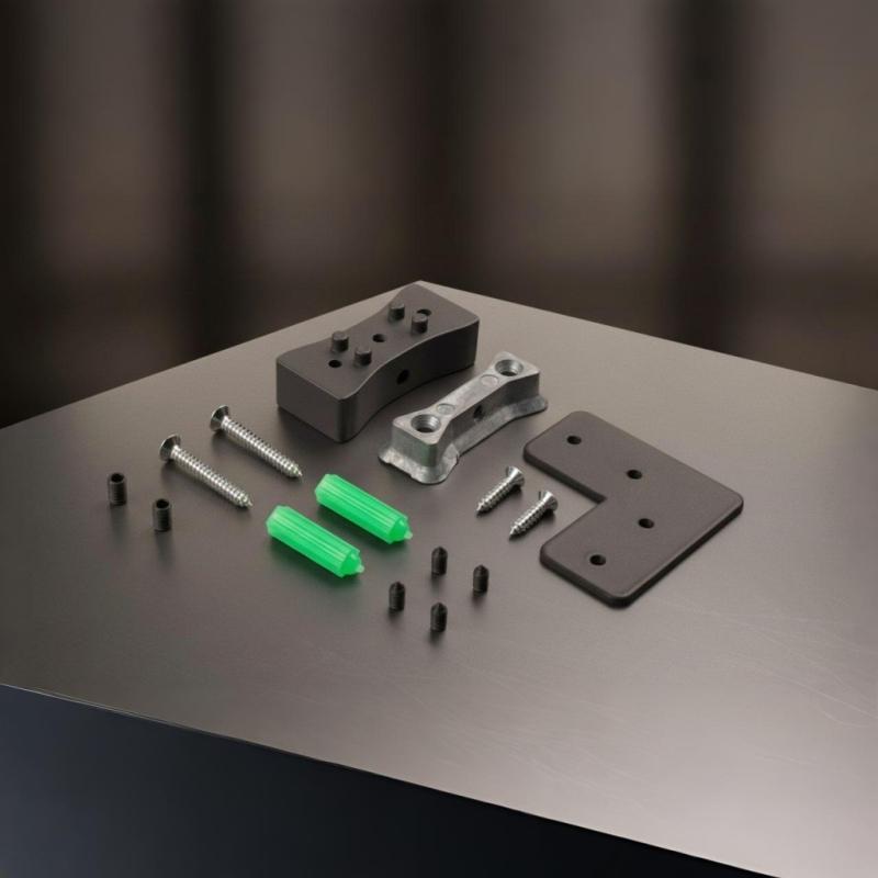 Комплект крепления к задней стенке LEGO, цвет серый графит