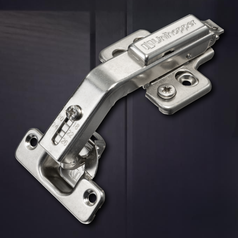 Карусельная 135° 3D петля UNIHOPPER, 52мм, с декоративной накладкой