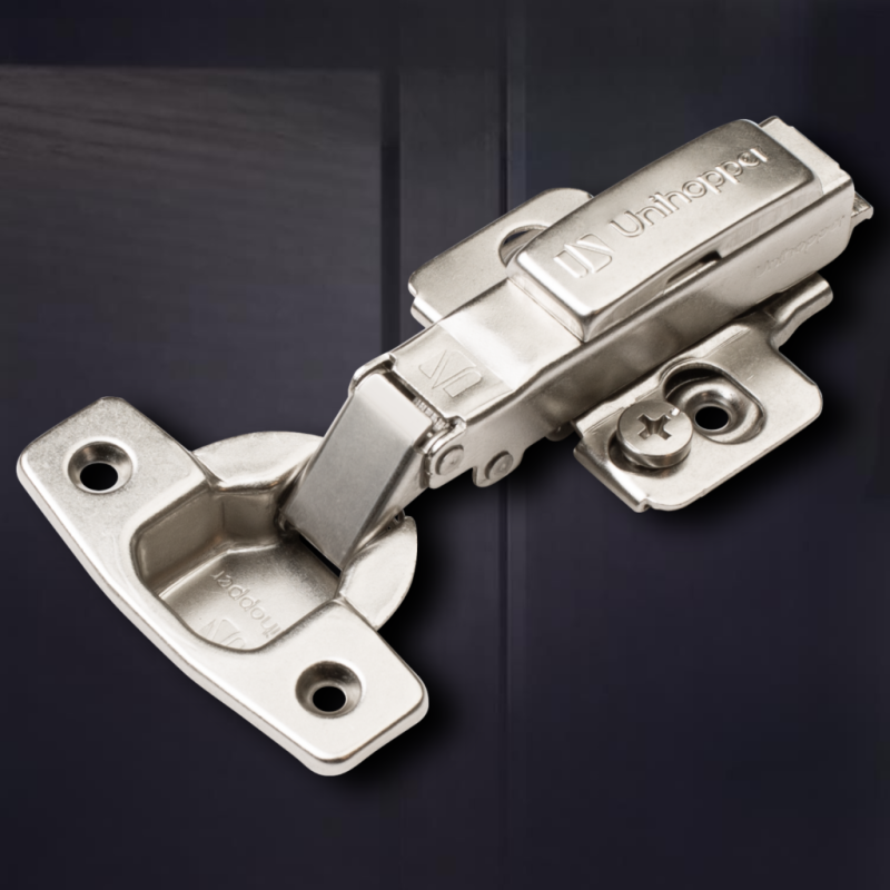 Накладная петля UNIHOPPER без пружины, 45мм, с декоративной накладкой