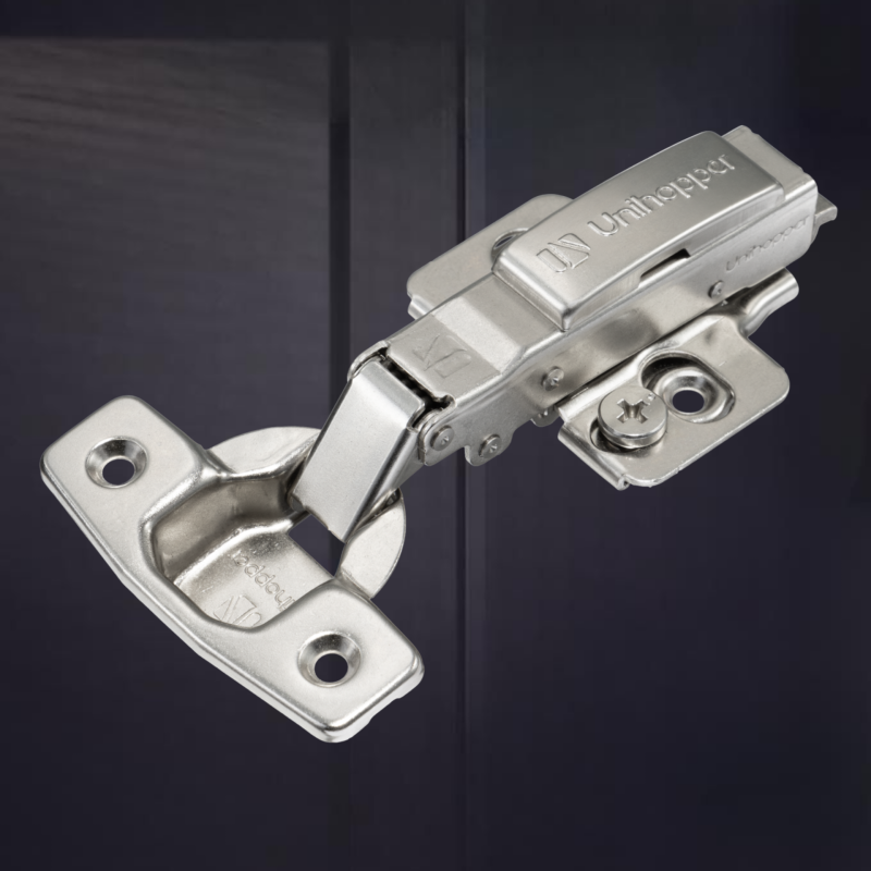 Накладная 3D петля UNIHOPPER с доводчиком, 45мм, с декоративной накладкой