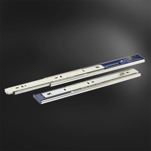 Шариковые направляющие полного выдвижения UNIHOPPER 350 мм H=45мм с доводчиком цинк