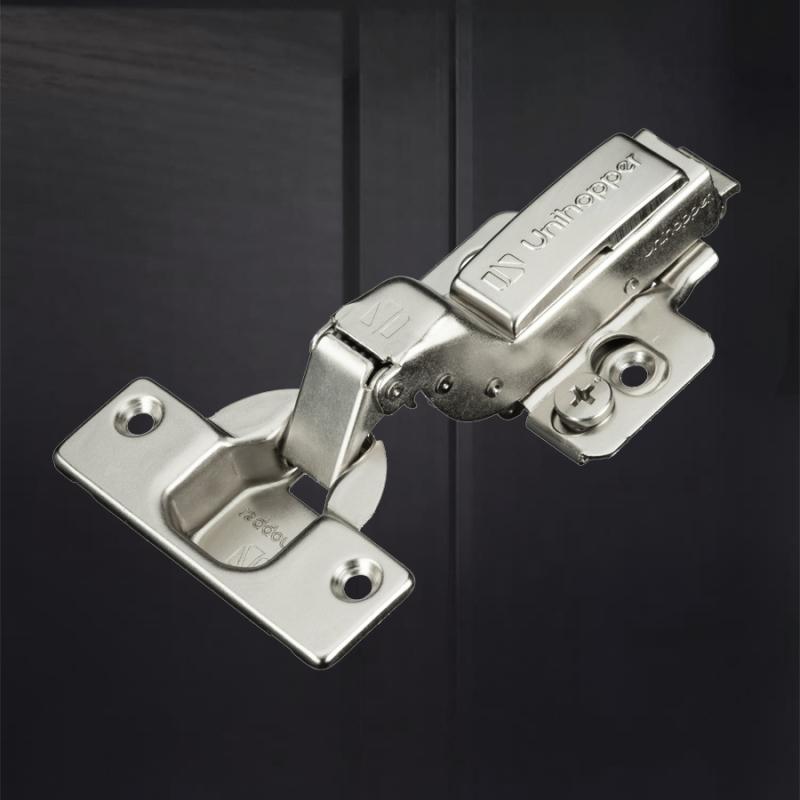 Вкладная 3D петля UNIHOPPER с доводчиком, 52мм, с декоративной накладкой