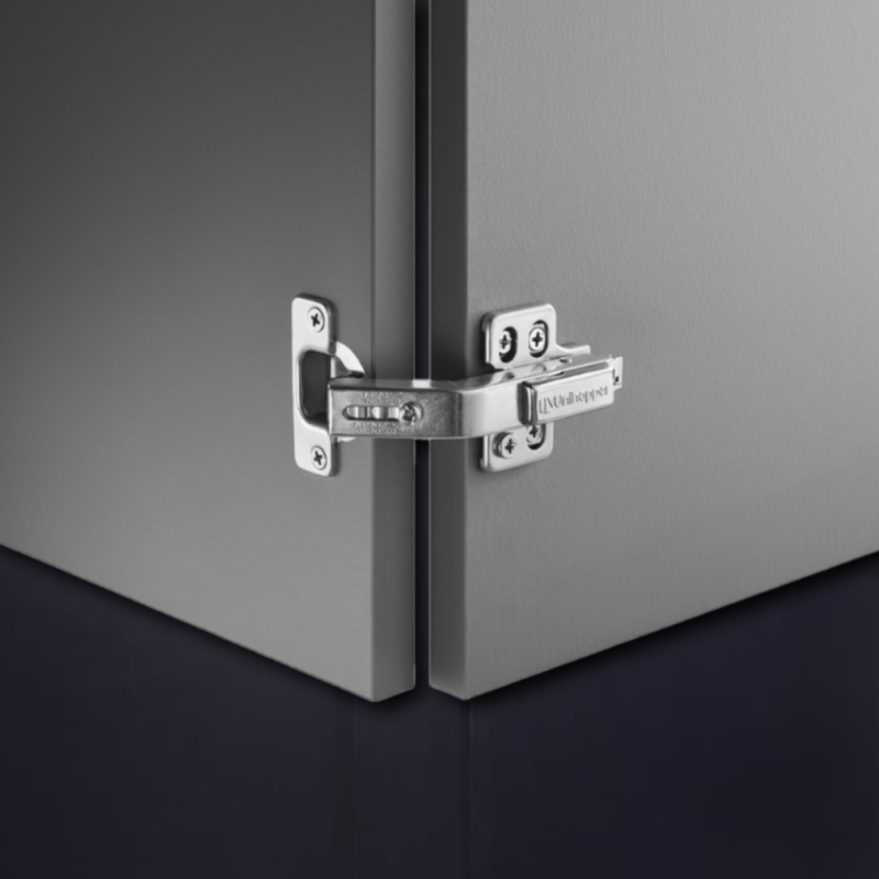 Карусельная 135° 3D петля UNIHOPPER, 45мм, с декоративной накладкой