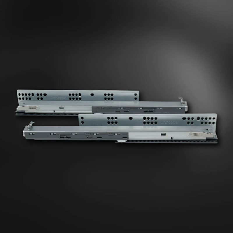 Направляющие 450 мм Unihopper скрытого типа с 3D регулировкой, с доводчиком, на 50 кг.