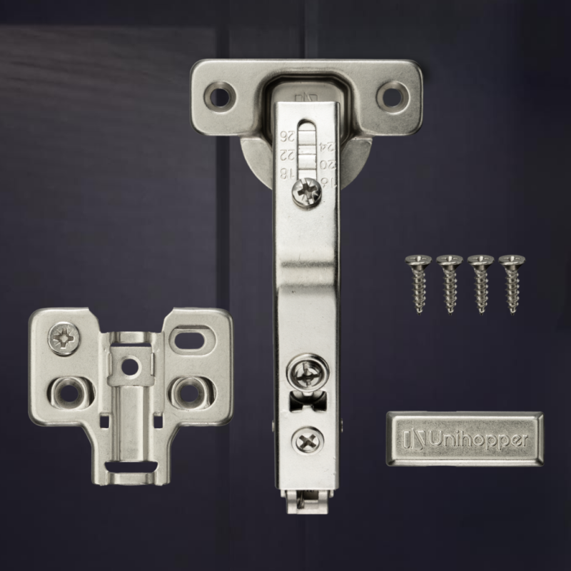 Карусельная 135° 3D петля UNIHOPPER, 45мм, с декоративной накладкой