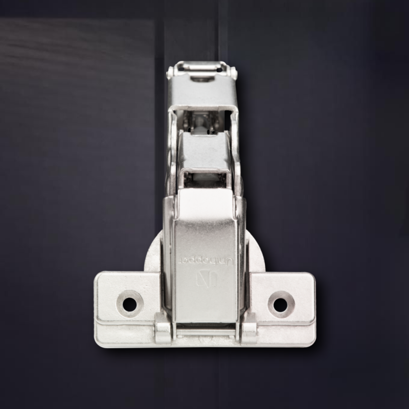 Угловая 165° 3D петля UNIHOPPER с доводчиком, 45мм, с декоративной накладкой