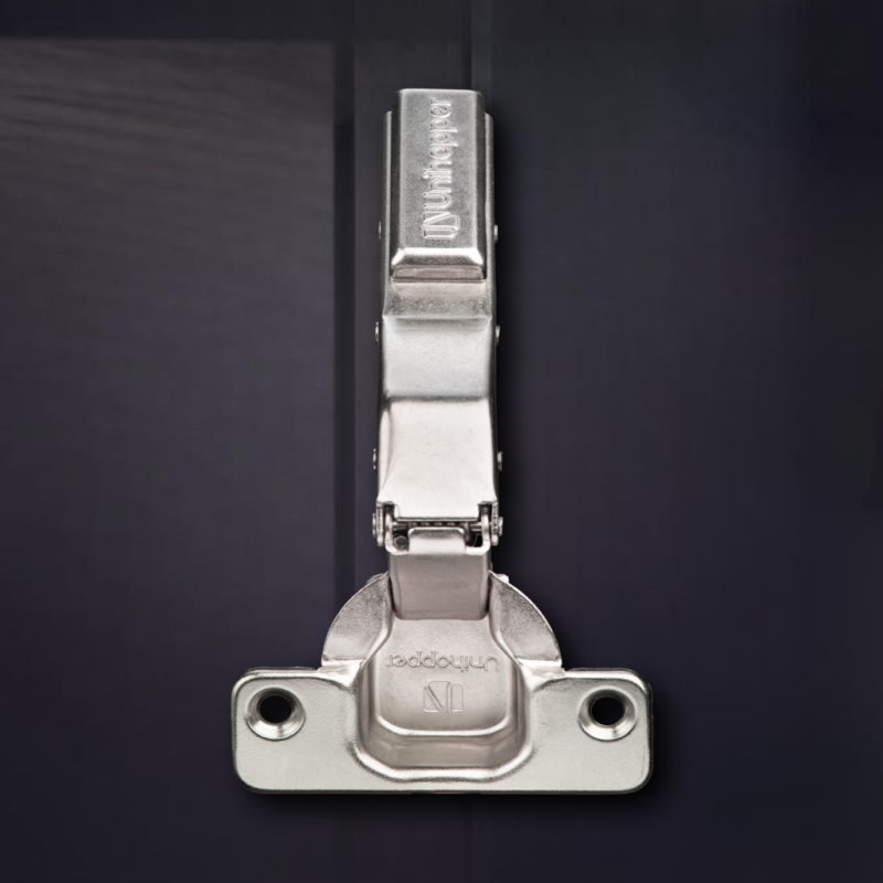 Угловая 45° 3D петля UNIHOPPER с доводчиком, 48мм, с декоративной накладкой