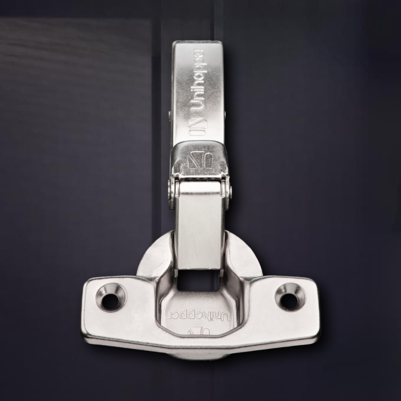 Вкладная 3D петля UNIHOPPER с доводчиком 48мм, с декоративной накладкой