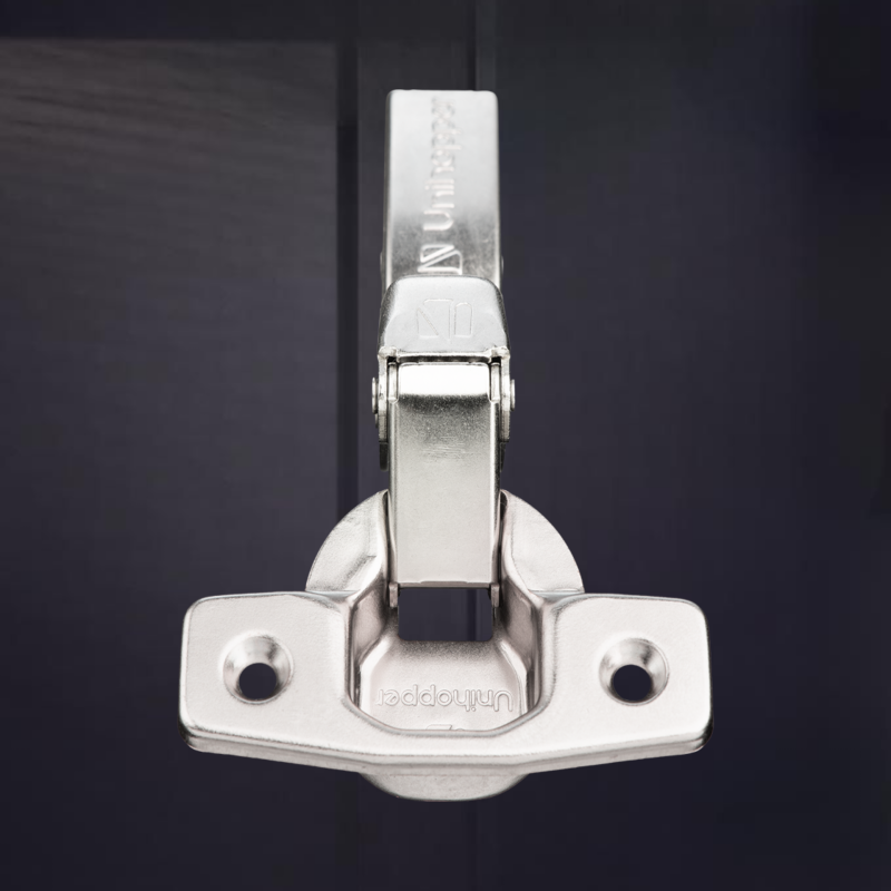 Вкладная 3D петля UNIHOPPER с доводчиком, 45мм, с декоративной накладкой