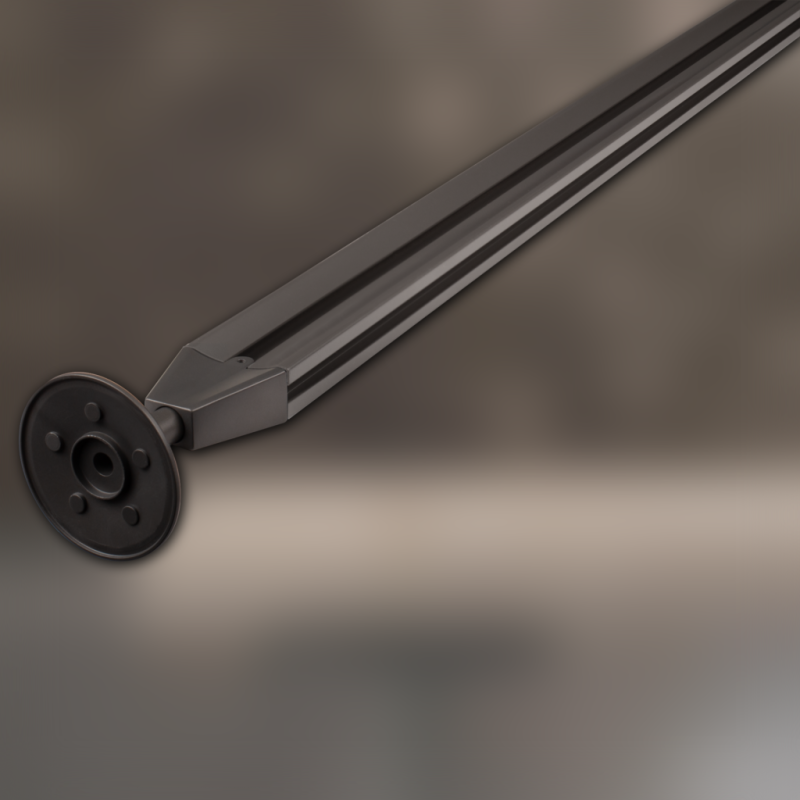 Опора LEGO регулируемая универсальная, цвет серый графит