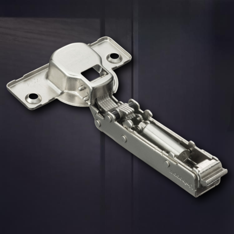 Накладная 3D петля UNIHOPPER с доводчиком, 52мм, с декоративной накладкой