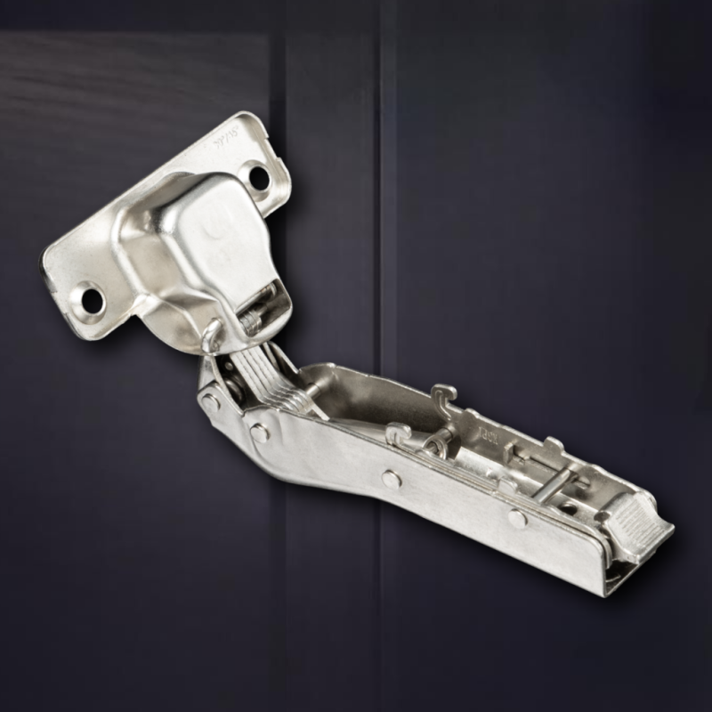 Угловая 45° 3D петля UNIHOPPER с доводчиком, 48мм, с декоративной накладкой