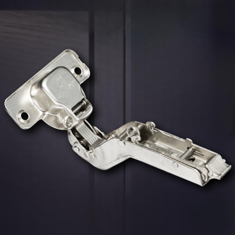 Угловая 30° 3D петля UNIHOPPER с доводчиком, 48мм, с декоративной накладкой