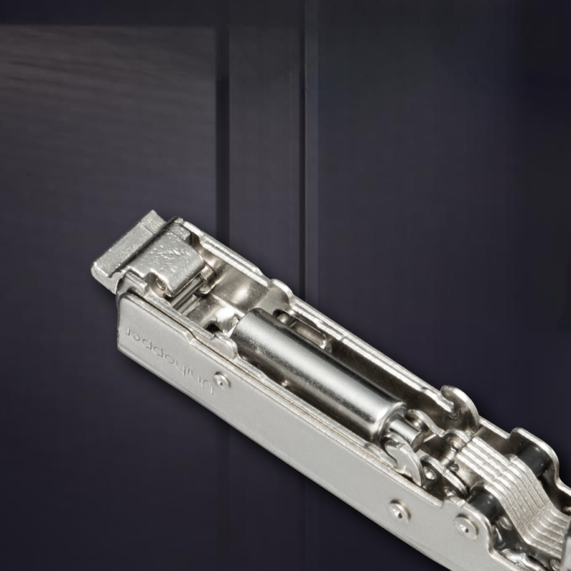 Накладная 3D петля UNIHOPPER с доводчиком, 48мм, с декоративной накладкой