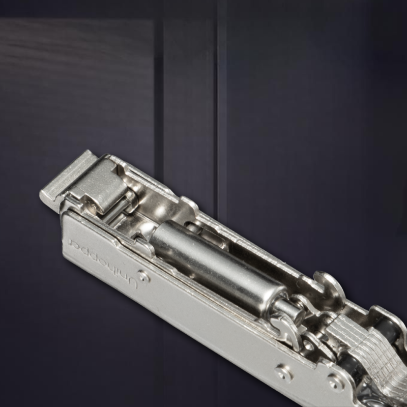 Накладная 3D петля UNIHOPPER с доводчиком, 45мм, с декоративной накладкой