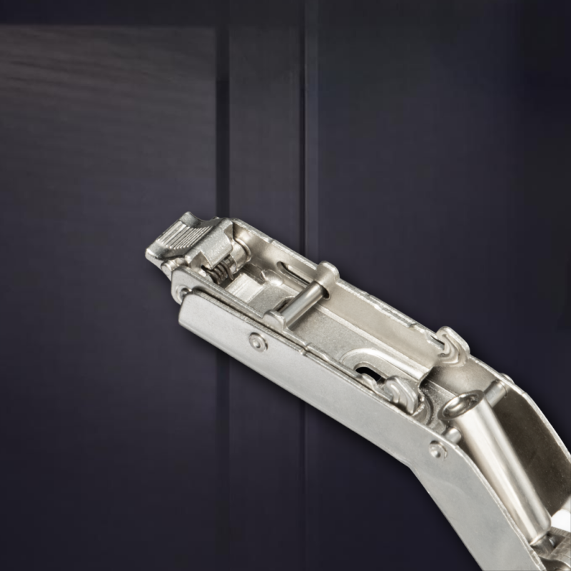 Угловая 30° 3D петля UNIHOPPER с доводчиком, 48мм, с декоративной накладкой