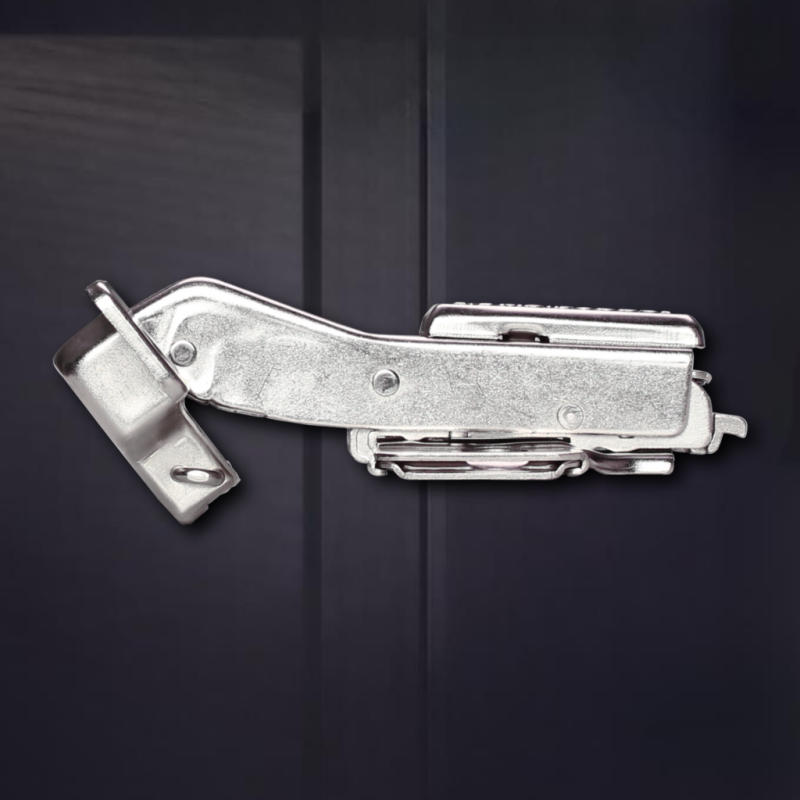 Угловая 45° 3D петля UNIHOPPER с доводчиком, 52мм, с декоративной накладкой