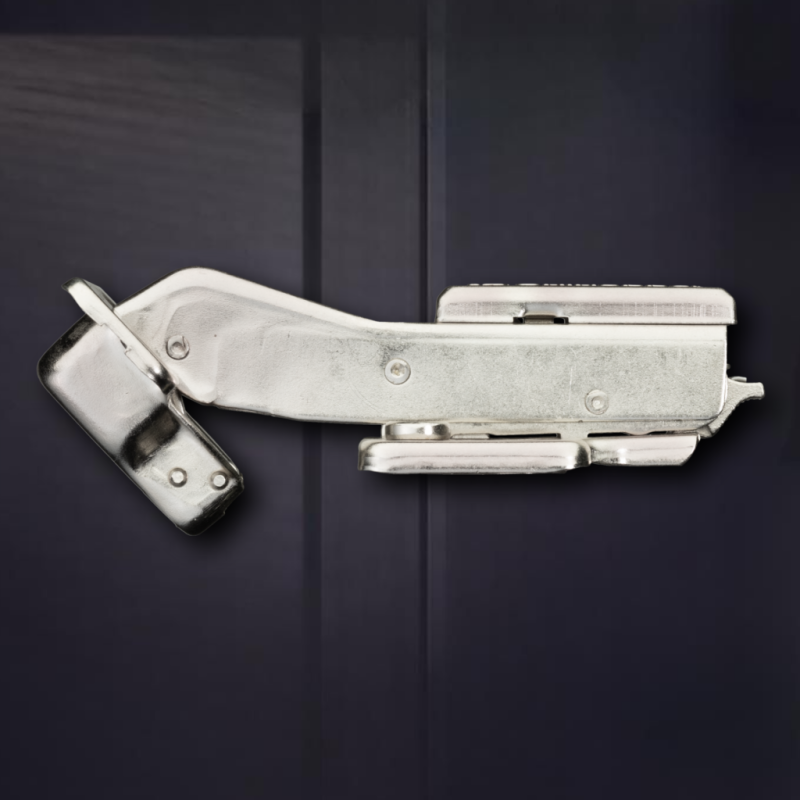 Угловая 45° 3D петля UNIHOPPER с доводчиком, 48мм, с декоративной накладкой