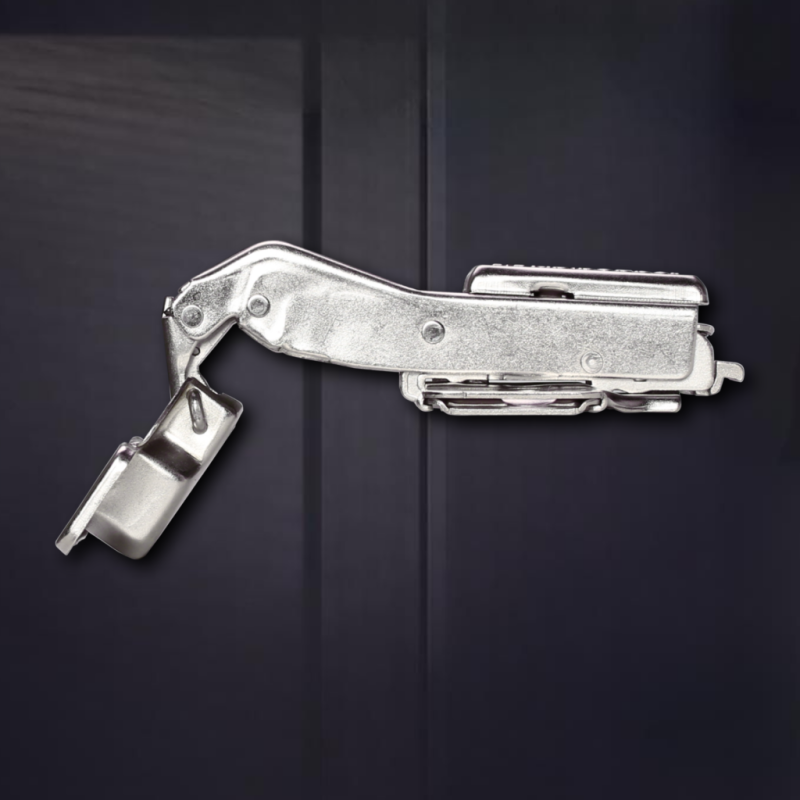 Угловая 45° 3D петля UNIHOPPER с доводчиком, 52мм, с декоративной накладкой