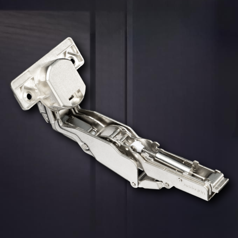 Угловая 165° 3D петля UNIHOPPER с доводчиком, 48мм, с декоративной накладкой