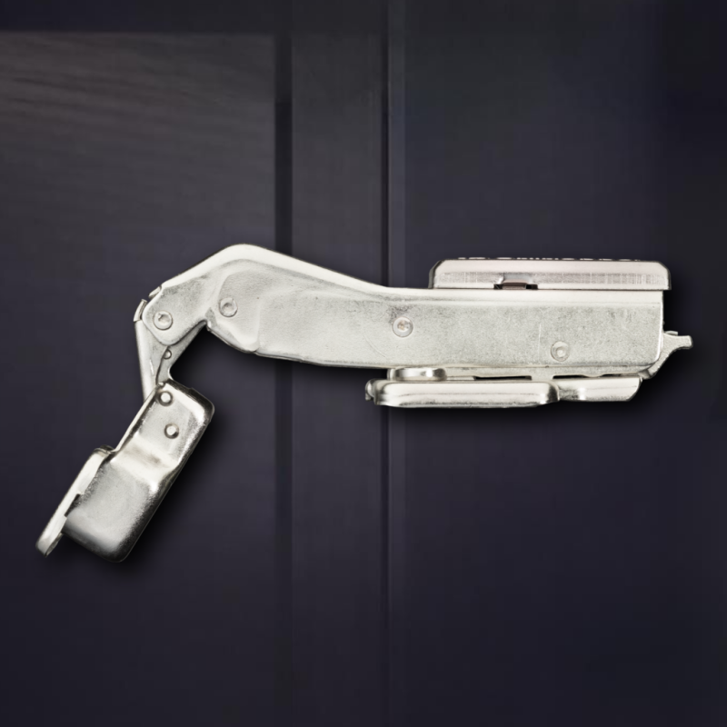 Угловая 45° 3D петля UNIHOPPER с доводчиком, 48мм, с декоративной накладкой