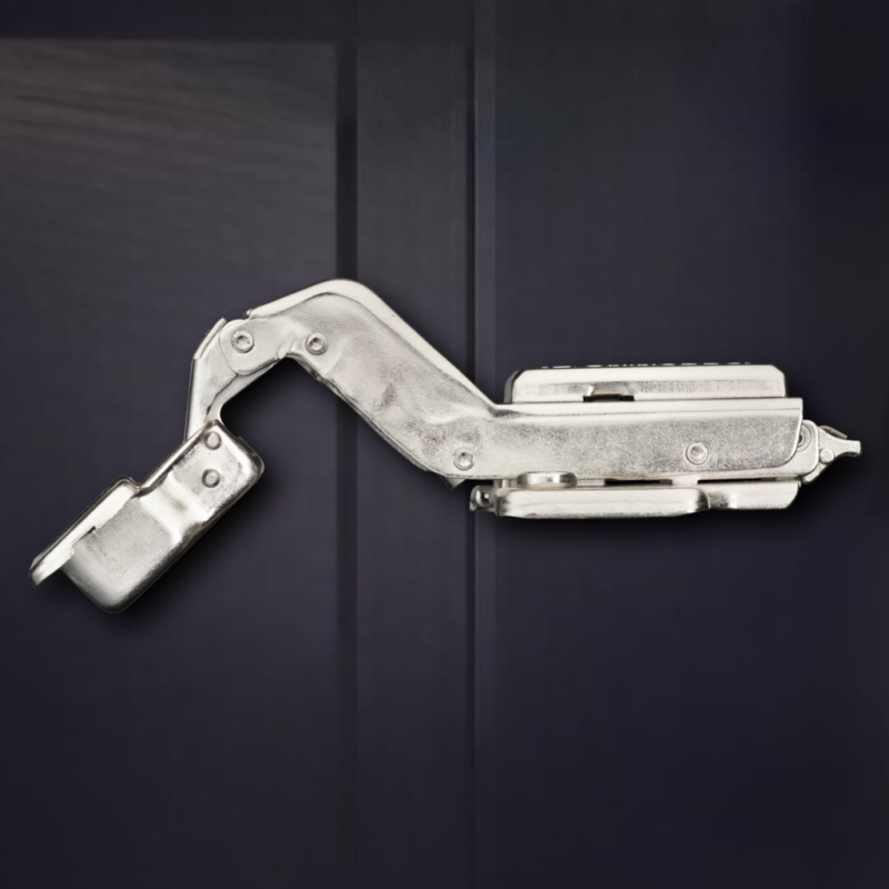 Угловая 30° 3D петля UNIHOPPER с доводчиком, 48мм, с декоративной накладкой