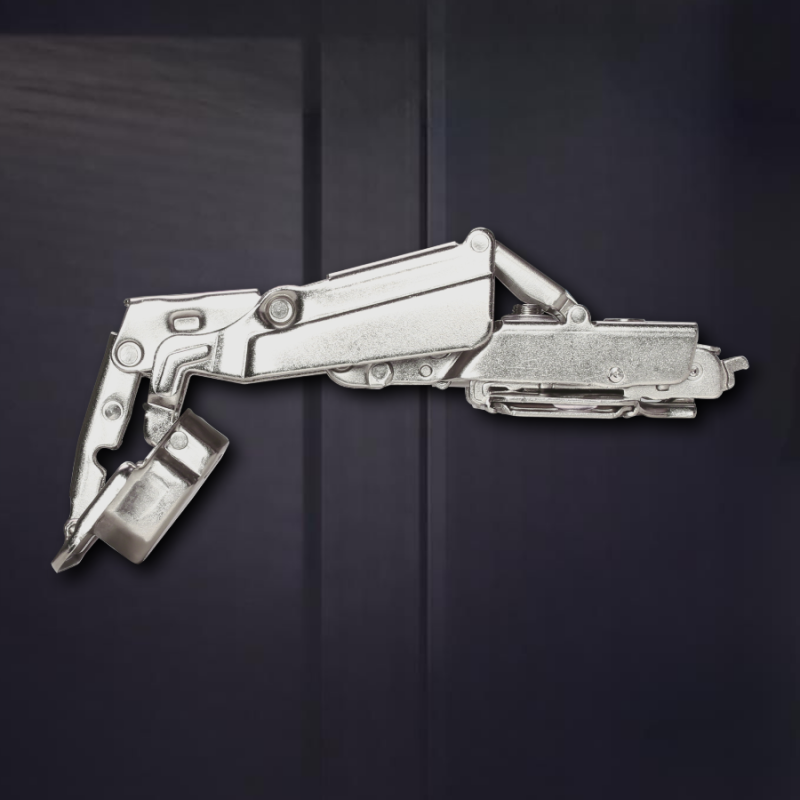 Угловая 165° 3D петля UNIHOPPER с доводчиком, 52мм, с декоративной накладкой